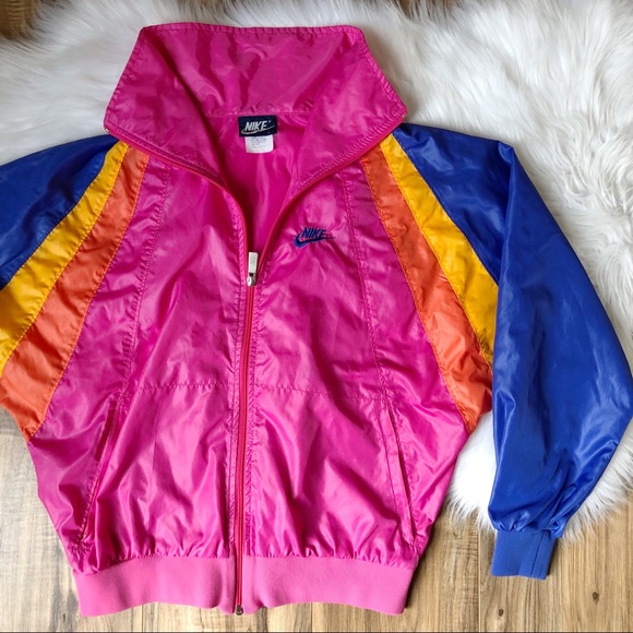 Nike Jackets & Blazers - Nike Retro Color Block Windbreaker Running Jacket